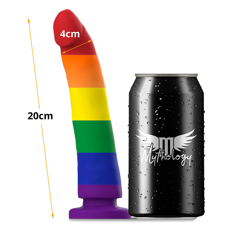 MYTHOLOGY Devon Pride Dildo L i färgglad design