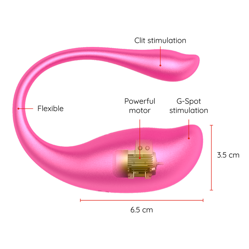 Oninder Nairobi Vibrerande Ägg Rosa
