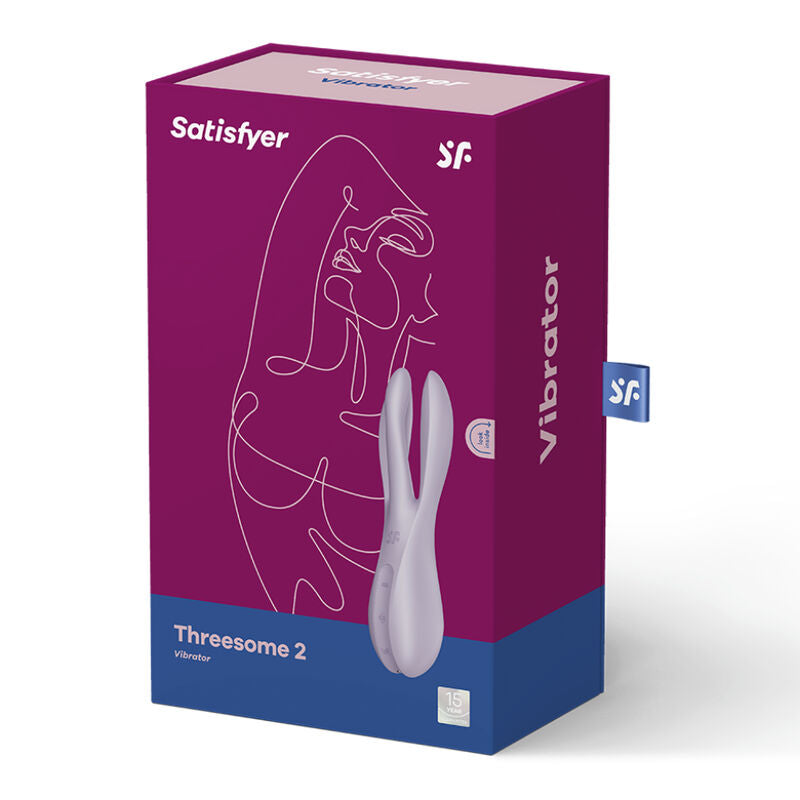 Satisfyer Threesome 2 vibrator i lila