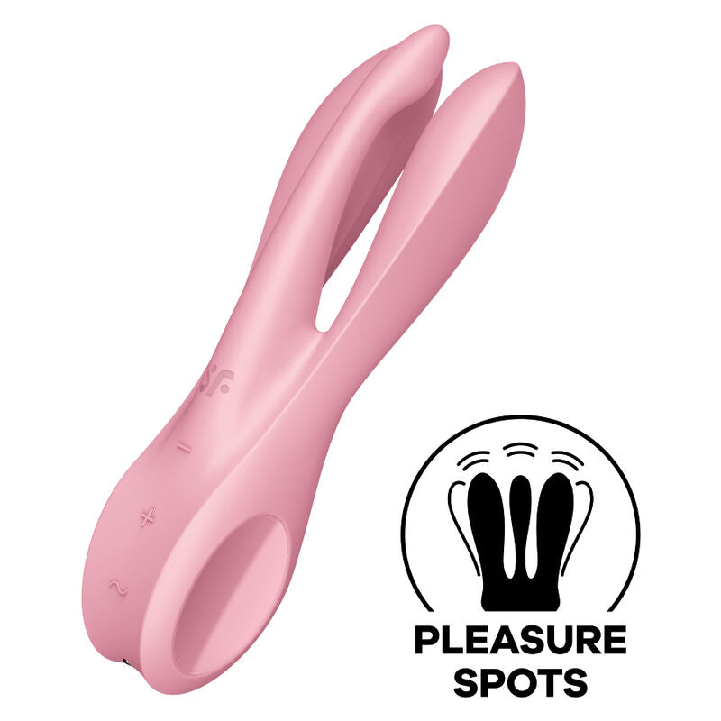 Satisfyer Threesome 1 vibrator i rosa