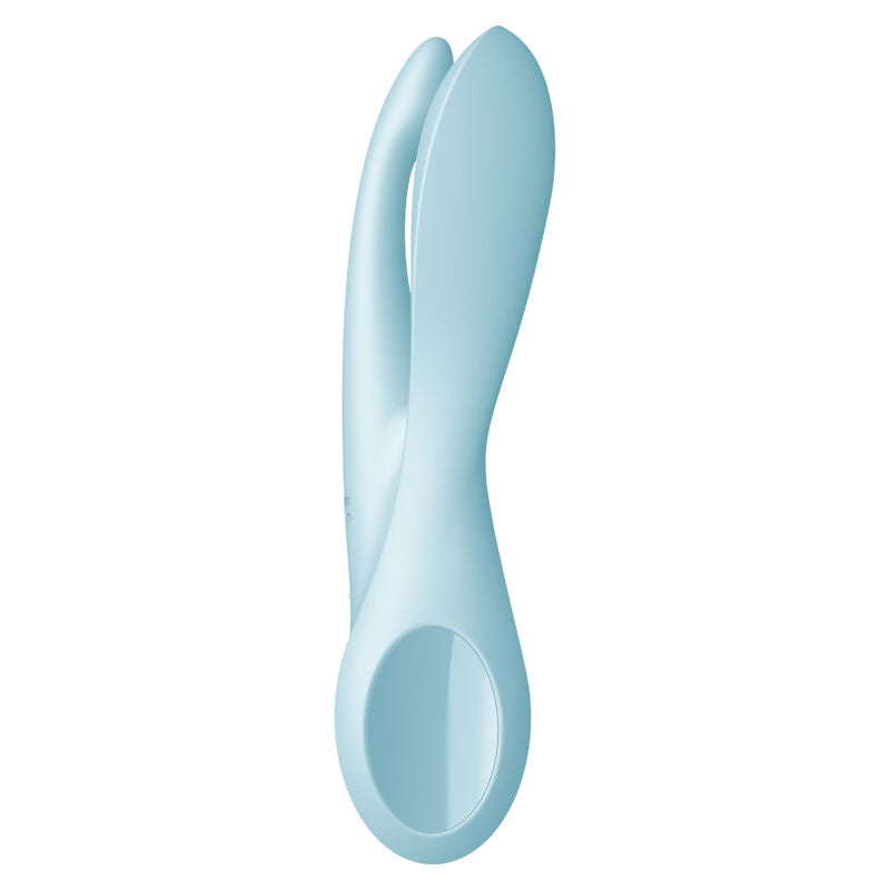 SATISFYER - THREESOME 1 VIBRATOR BLÅ