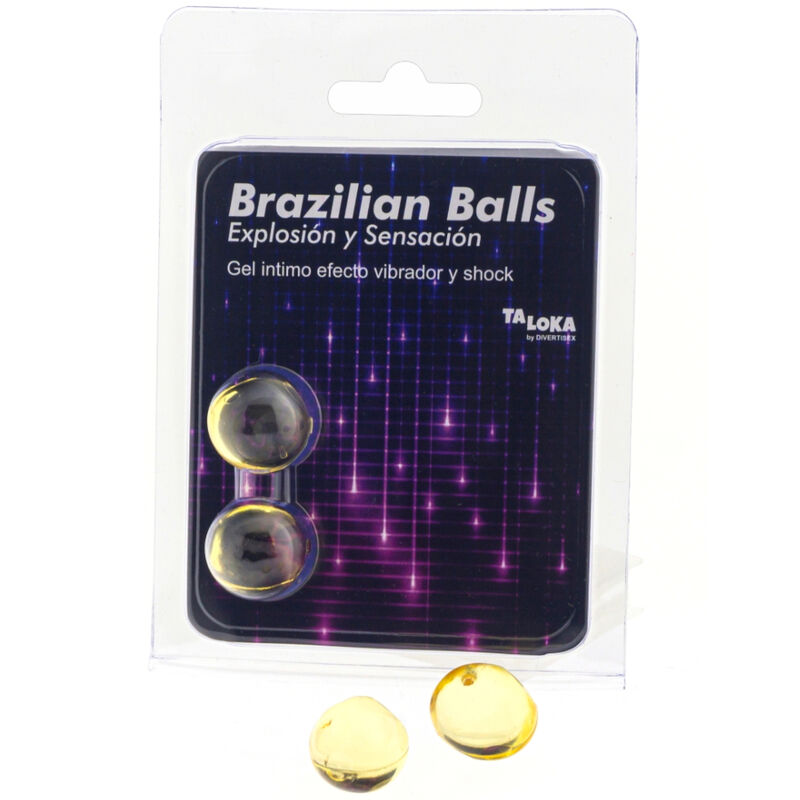 TALOKA 2 Brazilian Balls med vibrerande och chockeffekt
