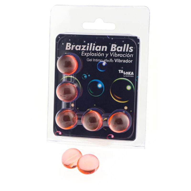TALOKA 5 brasilianska bollar med vibrerande effekt