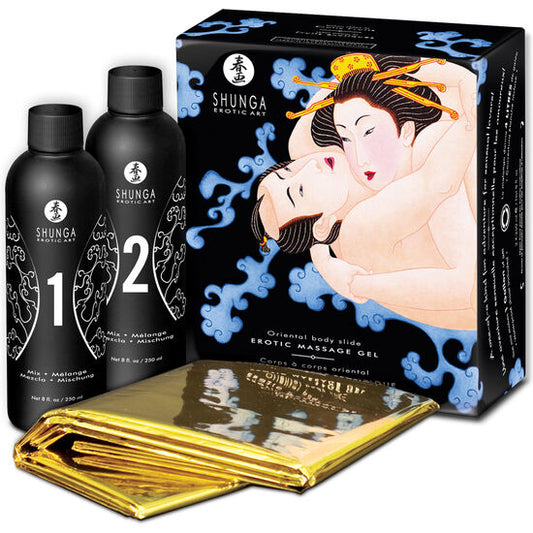 SHUNGA - ORIENTAL BODY TO BODY EROTISK MASSAGEGEL MED EXOTISKA FRUKTER