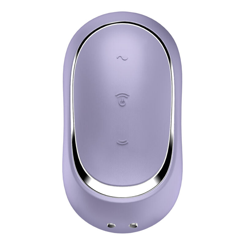 Satisfyer Pro To Go 2 dubbel lufttrycksvibrator i lila