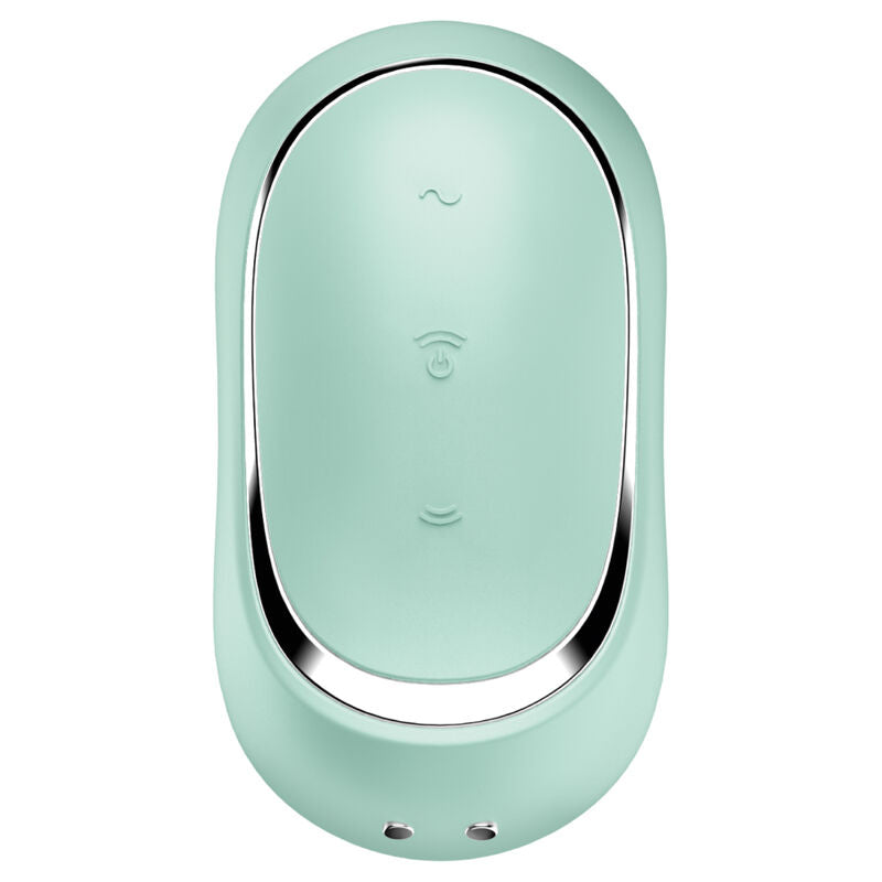 Satisfyer Pro To Go 2 grön vibrator med luftpulser