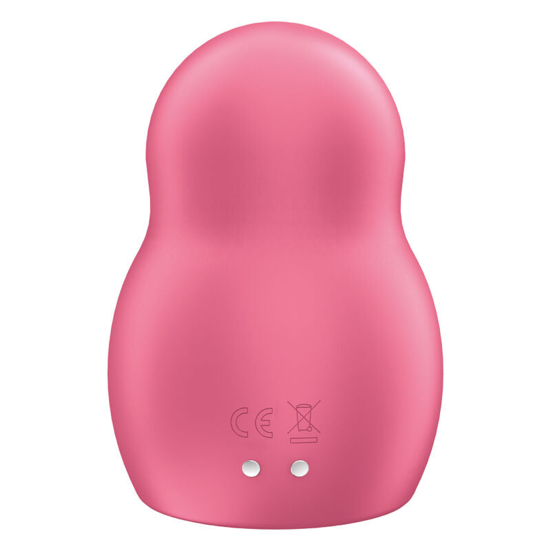 Satisfyer Pro To Go 1 dubbel luftpulsvibrator i röd färg