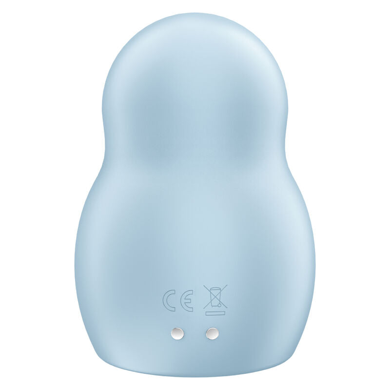 Satisfyer Pro To Go 1 dubbel luftpulsvibrator i blått
