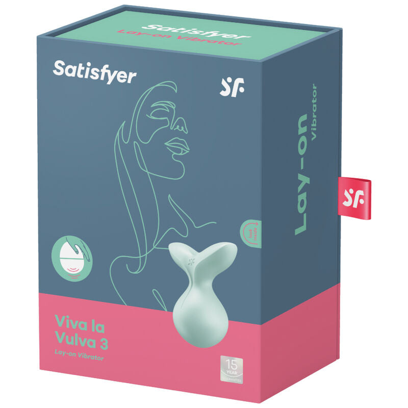 Satisfyer Viva La Vulva 3 Grön Lay-On Vibrator