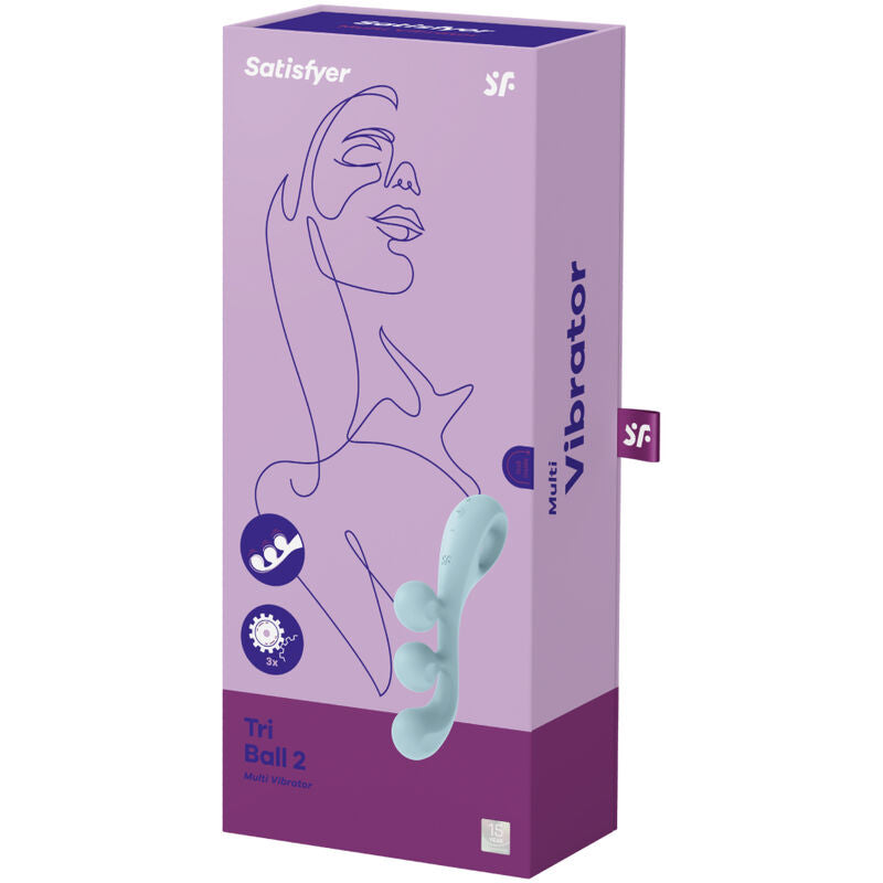Satisfyer Tri Ball 2 multivibrator blå