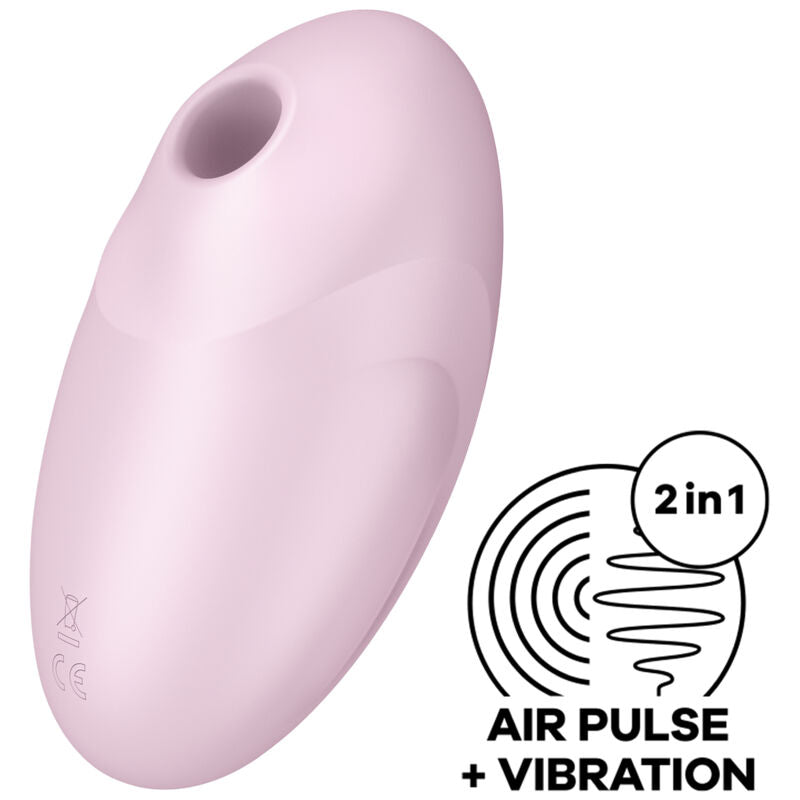 Satisfyer Vulva Lover 3 Air Pulse Stimulator och Vibrator i rosa