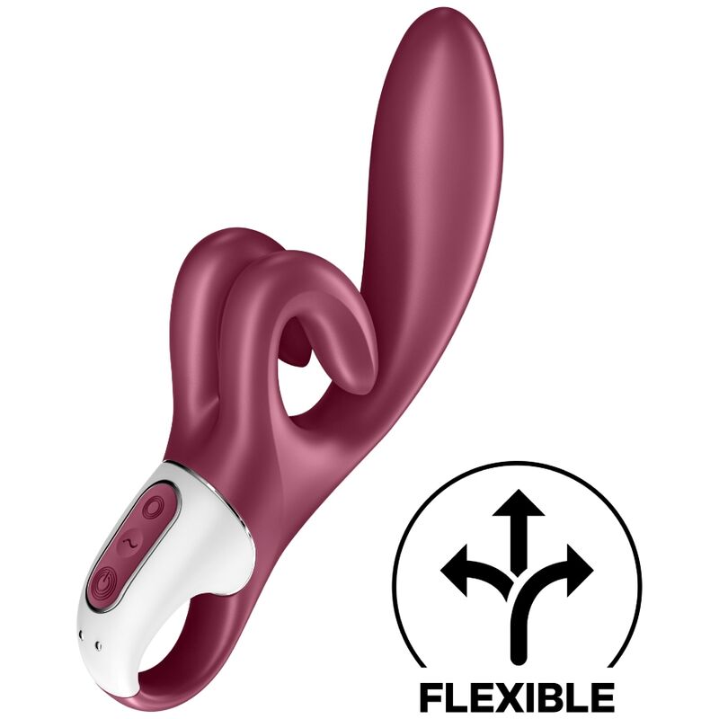 Satisfyer Touch Me Rabbit Vibration i röd färg