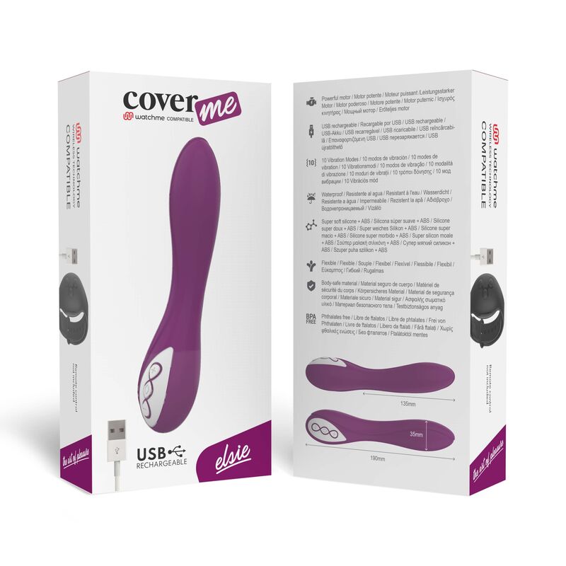 COVERME ELSIE vibrator med trådlös teknik