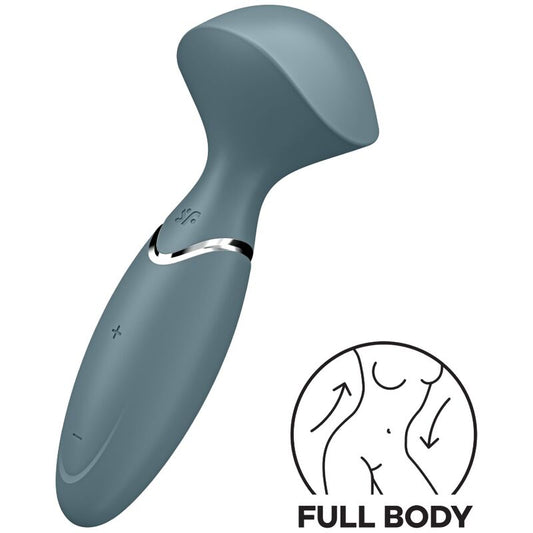 Mini Wand-er Grey, kompakt wand vibrator