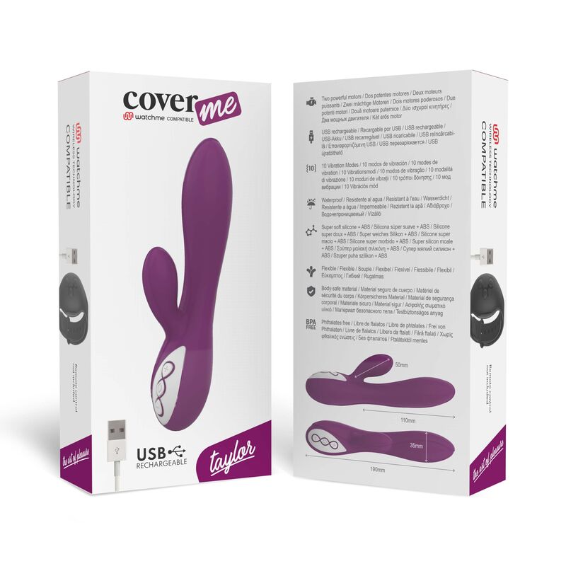 COVERME Taylor vibrator med Watchme trådlös teknik