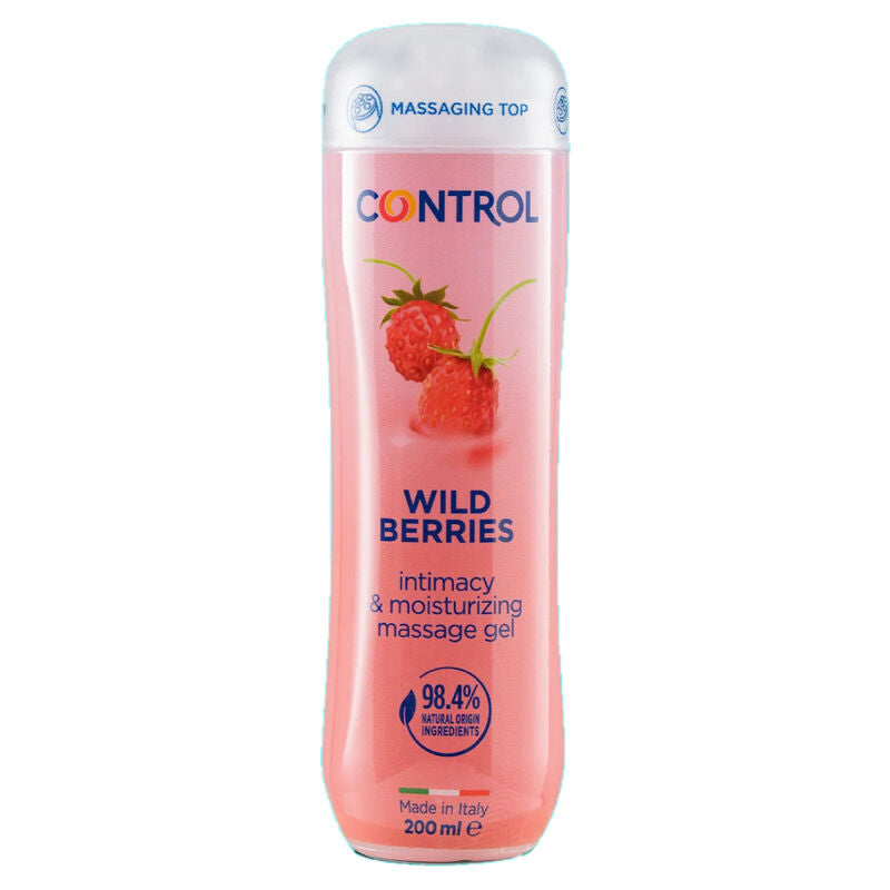 CONTROL Massagegel 3 i 1 med vilda bär, 200 ml
