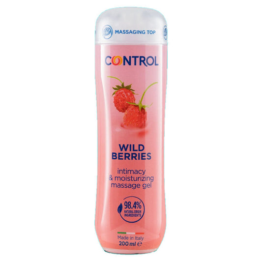 CONTROL Massagegel 3 i 1 med vilda bär, 200 ml