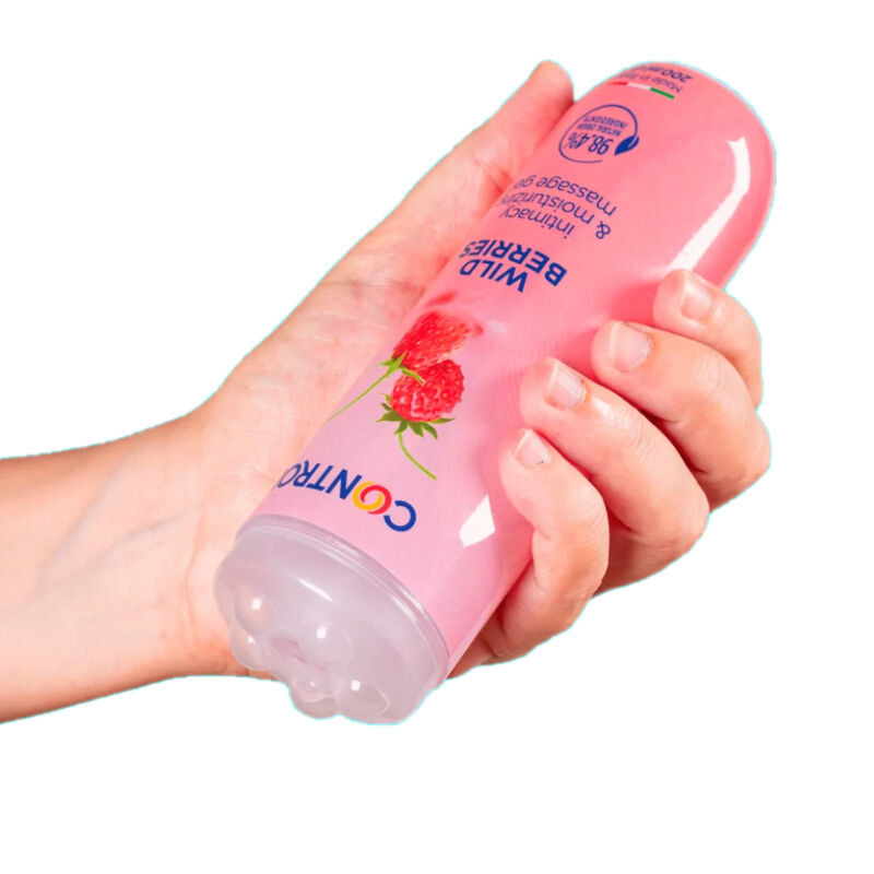CONTROL Massagegel 3 i 1 med vilda bär, 200 ml
