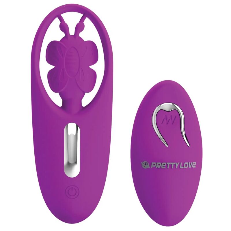 PRETTY LOVE - Dansande fjärilstimulator för trosor med fjärrkontroll lilac