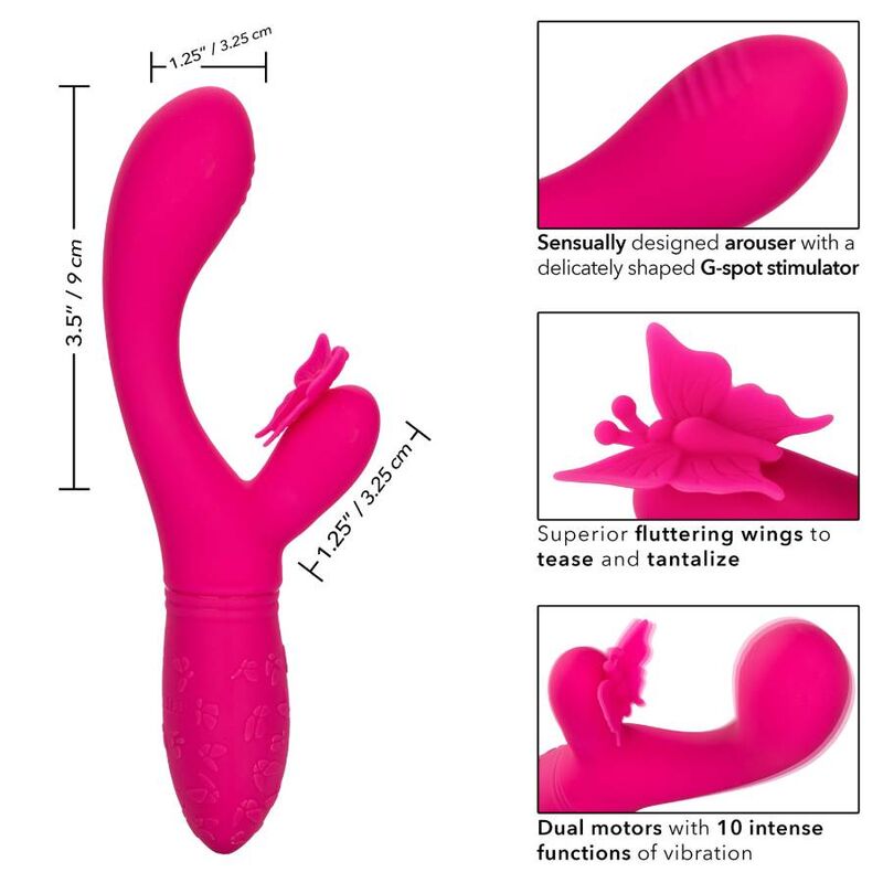 CalExotics Butterfly Kiss Flutter Pink vibrator