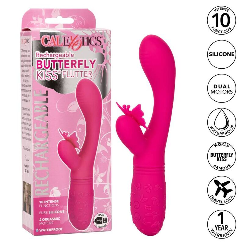 CalExotics Butterfly Kiss Flutter Pink vibrator