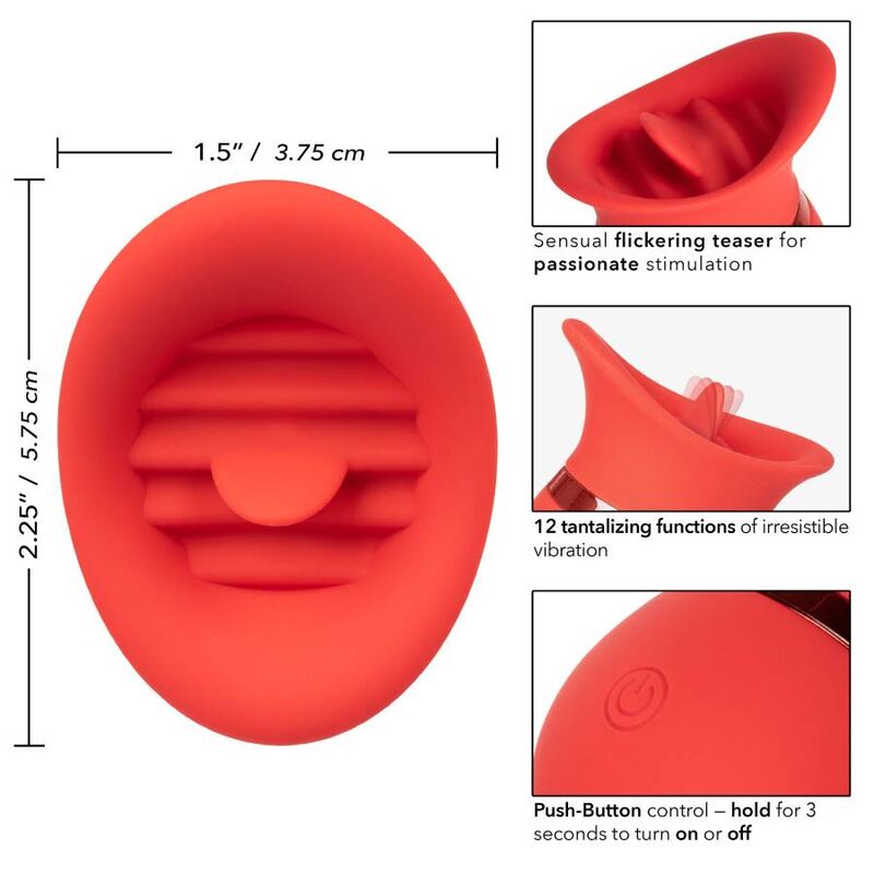CalExotics French Kiss Sweet Talker - kompakt massager