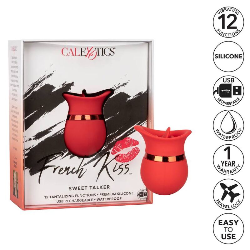 CalExotics French Kiss Sweet Talker - kompakt massager