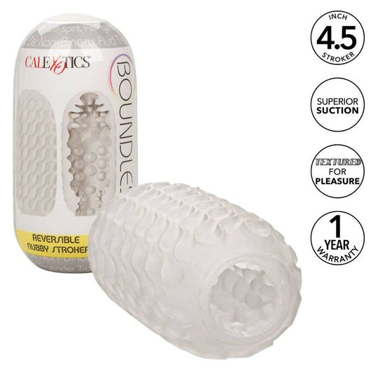 CalExotics Reversible Nubby Stroker för njutning och stimulering