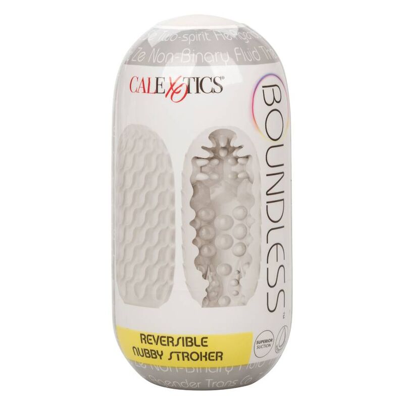 CalExotics Reversible Nubby Stroker för njutning och stimulering