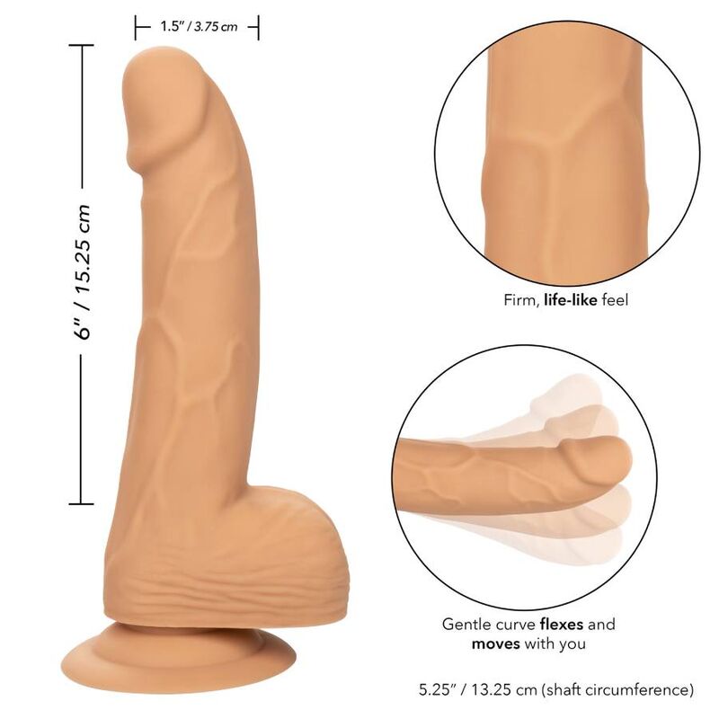 CALEXOTICS - SILICONE STUDS 15,24 CM SKIN