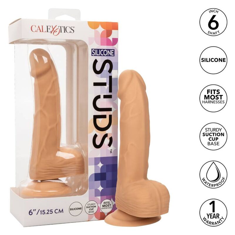 CALEXOTICS - SILICONE STUDS 15,24 CM SKIN