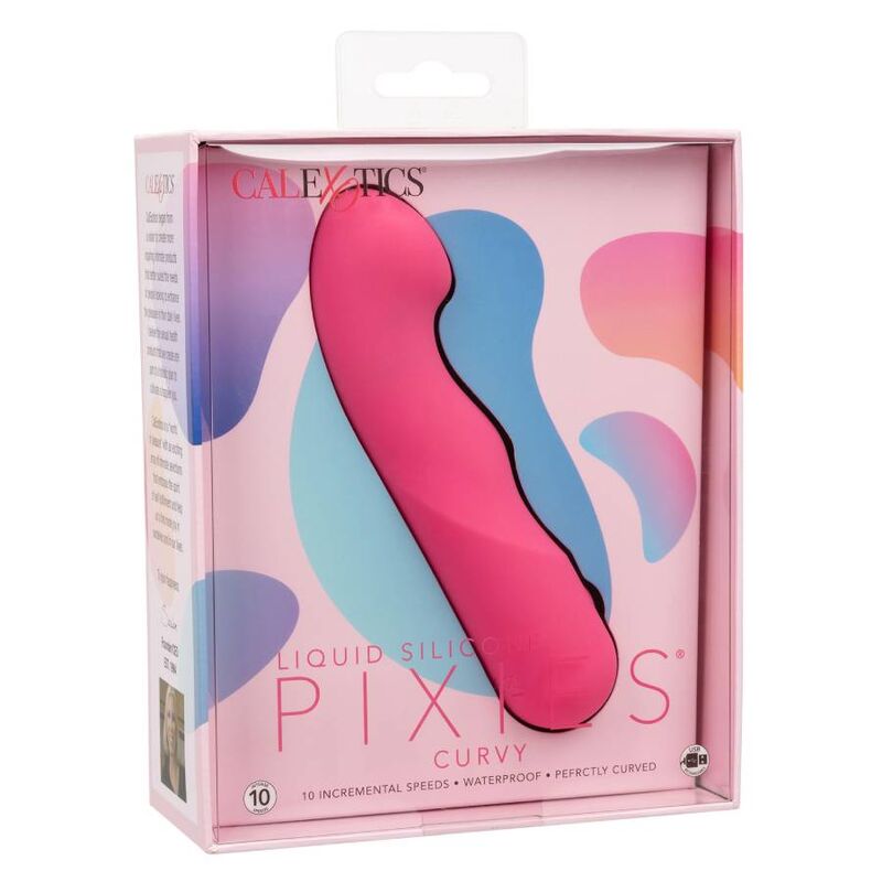 CalExotics Pixies Curvy Pink massager för njutning