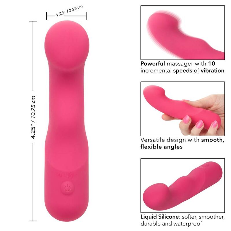 CalExotics Pixies Curvy Pink massager för njutning