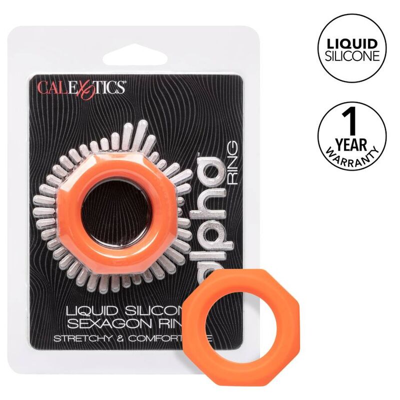 CalExotics Alpha Sexagon Ring i orange