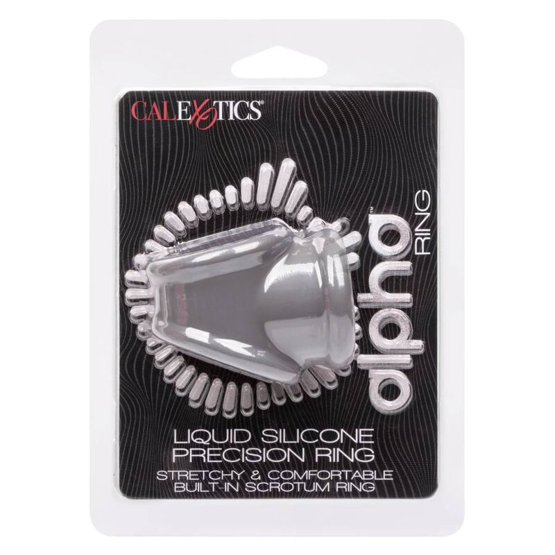 CalExotics Alpha Precision Ring i grått, elastisk och vattentät