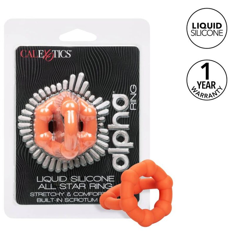 Calexotics Alpha All Star Ring i orange
