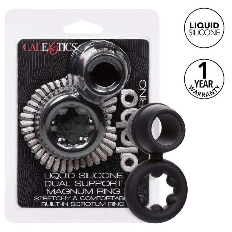 CalExotics Alpha Dual Magnum Ring i svart