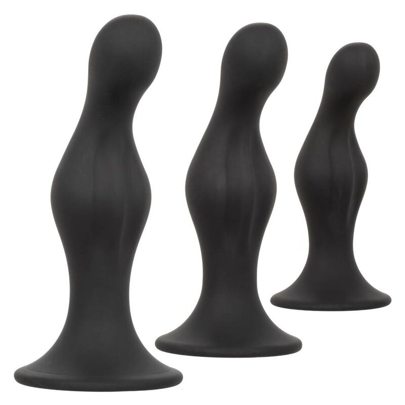 CalExotics Anal Ripple Kit med 3 analpluggar