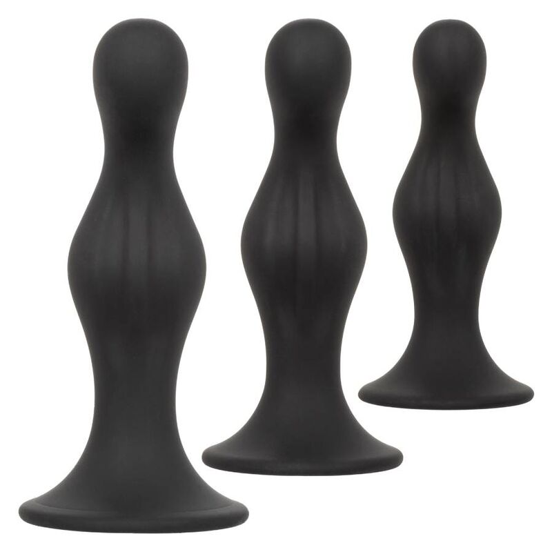 CalExotics Anal Ripple Kit med 3 analpluggar