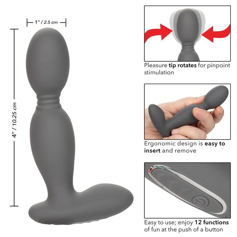 CALEXOTICS Rotator Probe - silikon analprober med roterande spets