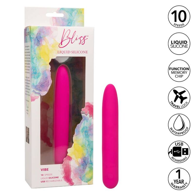 Bliss Vibe Pink från CalExotics, en mjuk silikonvibrator