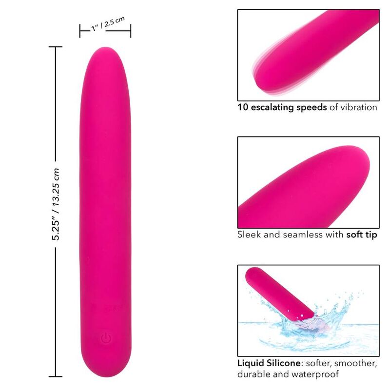 Bliss Vibe Pink från CalExotics, en mjuk silikonvibrator