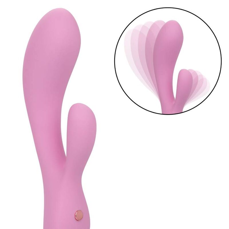 CalExotics Contour Zoie Pink - flexibel dubbel massager