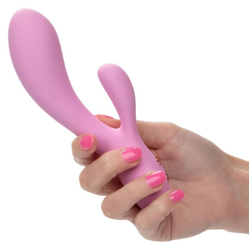 CalExotics Contour Zoie Pink - flexibel dubbel massager