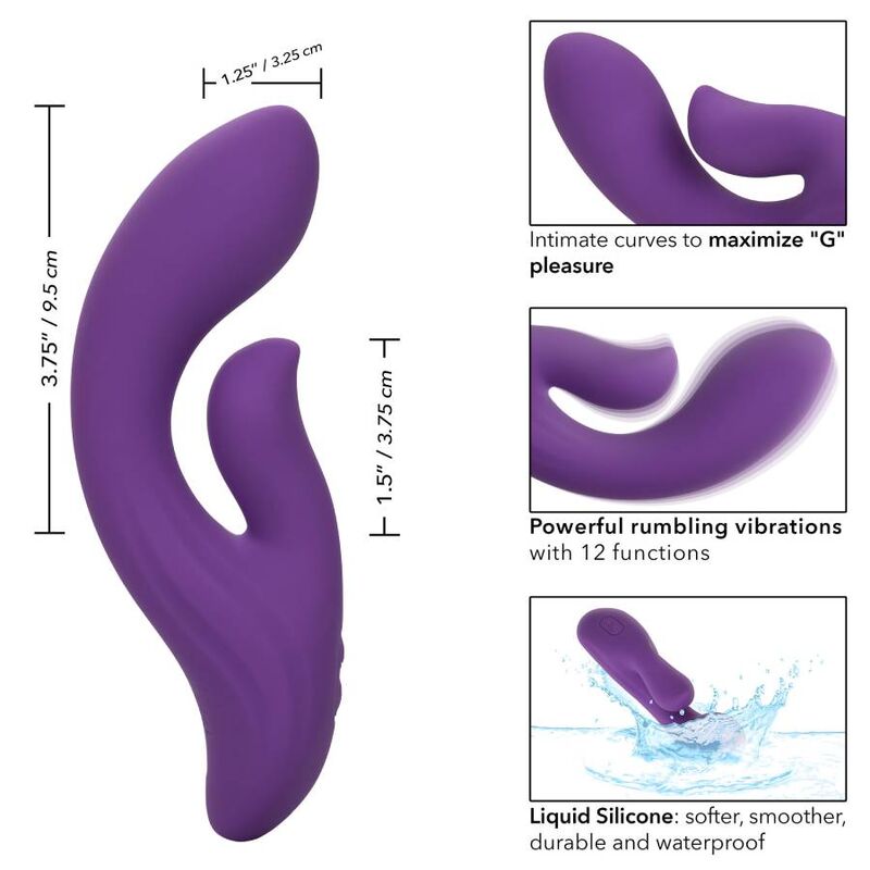 CalExotics Stella Dual Pleaser i lila färg