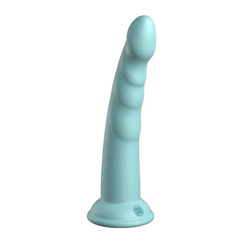 DILLIO Slim Seven 17,78 cm grön sexleksak