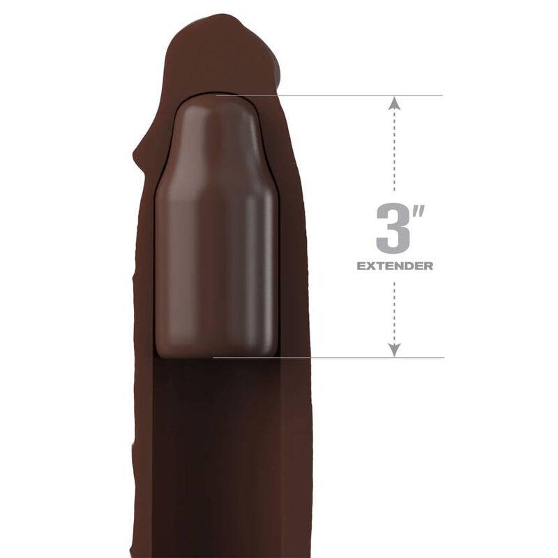 Fantasy X-tensions förlängning med rem 17,78 cm brun