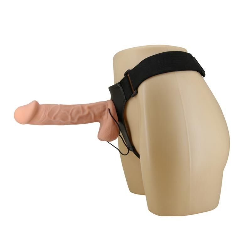 BAILE Ultra Passionate Harness med dildo 26 cm naturlig färg