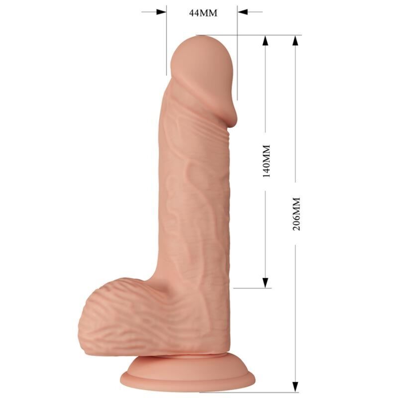 BAILE Catoblepas realistisk dildo 20.6 cm naturlig