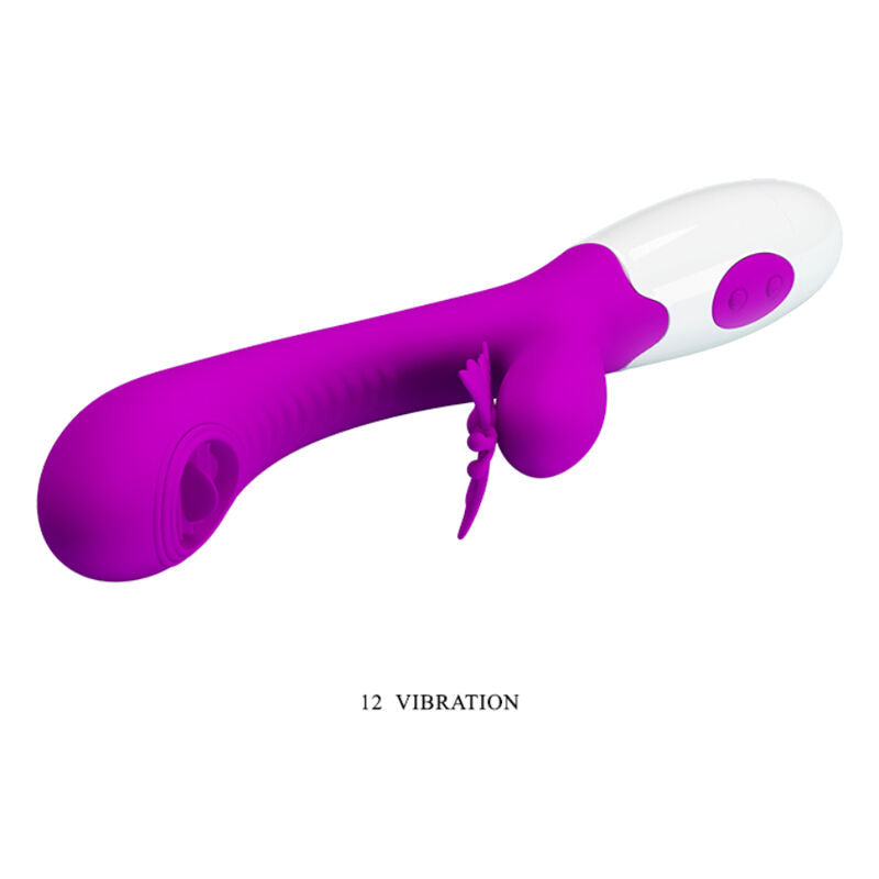 Pretty Love Rabbit vibrator i lila med slick- och vibrationsfunktioner